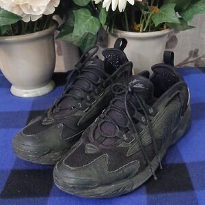 Nike Men's Dark Green and Black Sneakers